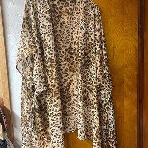 Lane Bryant Leopard Print Cape